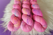 Load image into Gallery viewer, Very Pink OOAK - Gold Sparkle Sock