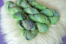Load image into Gallery viewer, OOAK Sea Green - Merino Tweed Sock