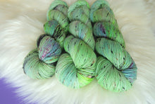 Load image into Gallery viewer, OOAK Sea Green - Merino Tweed Sock