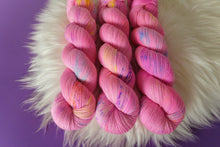 Load image into Gallery viewer, Very Pink OOAK - Gold Sparkle Sock