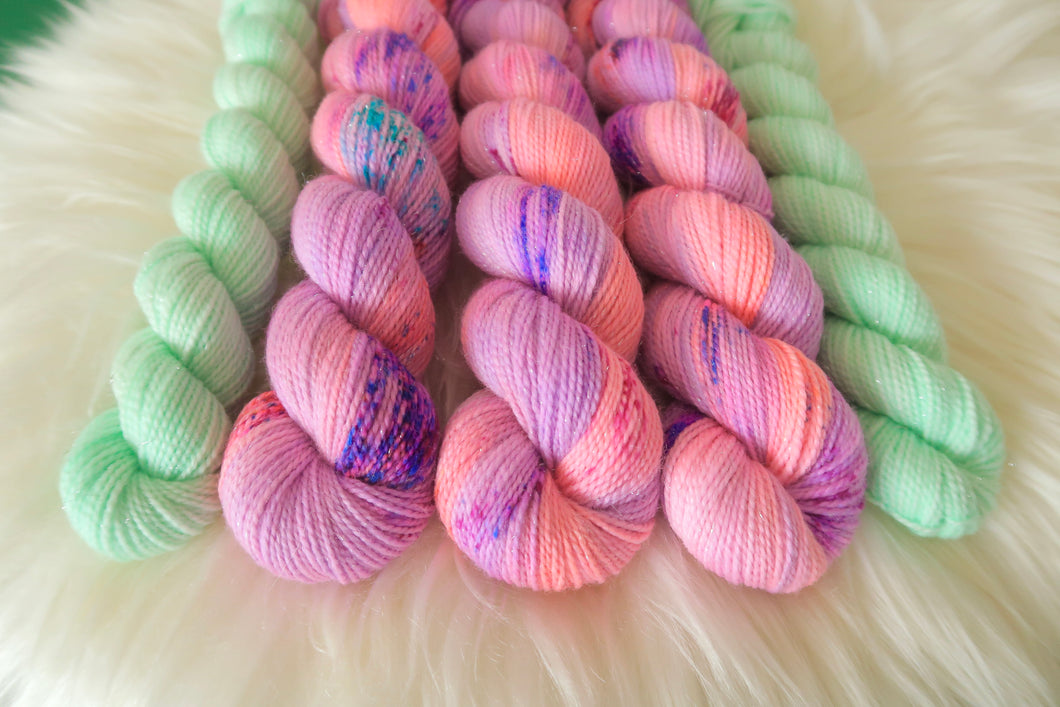 Evening Sky - Sock Set - Silver Sparkle Sock