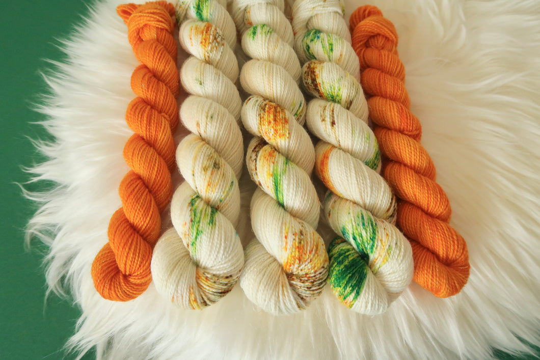 Pumpkin Patch - Sock Set - Silver Sparkle Sock