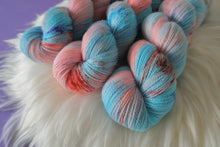 Load image into Gallery viewer, She&#39;s Your Lobster - Silver Sparkle Sock
