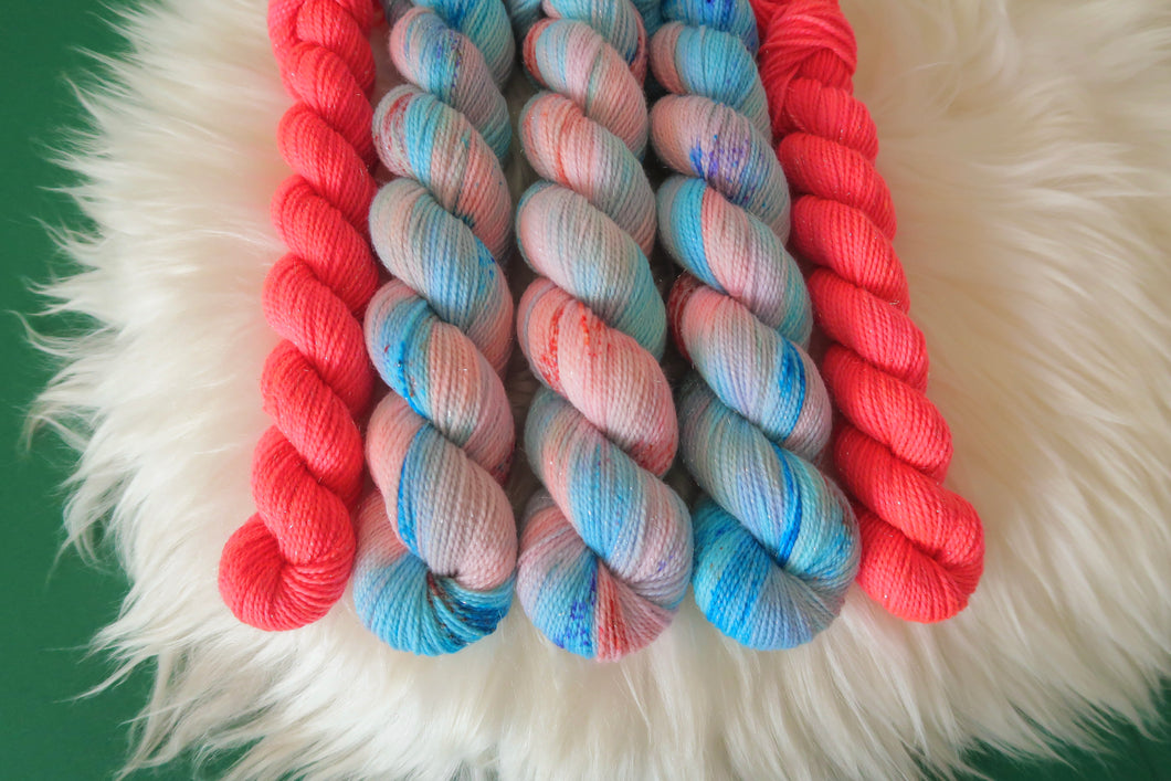 She's Your Lobster - Sock Set - Silver Sparkle Sock
